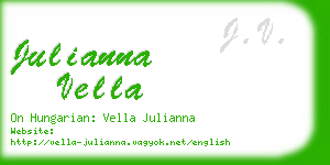 julianna vella business card